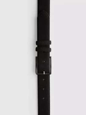 Suede belt