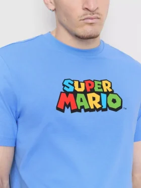 Super mario cotton graphic t-shirt