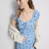 Sweetheart crinkle midi dress Sweetheart crinkle midi dress