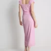 Sweetheart crinkle midi dress Sweetheart crinkle midi dress