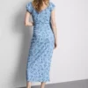 Sweetheart crinkle midi dress Sweetheart crinkle midi dress