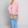 Textured balloon-sleeve blouse Textured balloon-sleeve blouse