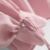 Textured balloon-sleeve blouse Textured balloon-sleeve blouse