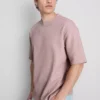 Textured boxy t-shirt Textured boxy t-shirt
