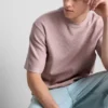 Textured boxy t-shirt Textured boxy t-shirt