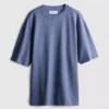 Textured boxy t-shirt Textured boxy t-shirt