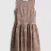 Textured crinkle mini dress Textured crinkle mini dress