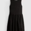 Textured crinkle mini dress Textured crinkle mini dress