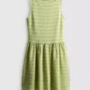 Textured crinkle mini dress Textured crinkle mini dress