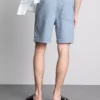 Textured drawstring denim shorts Textured drawstring denim shorts
