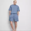 Textured drawstring pajama shorts Textured drawstring pajama shorts