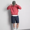 Textured drawstring shorts Textured drawstring shorts