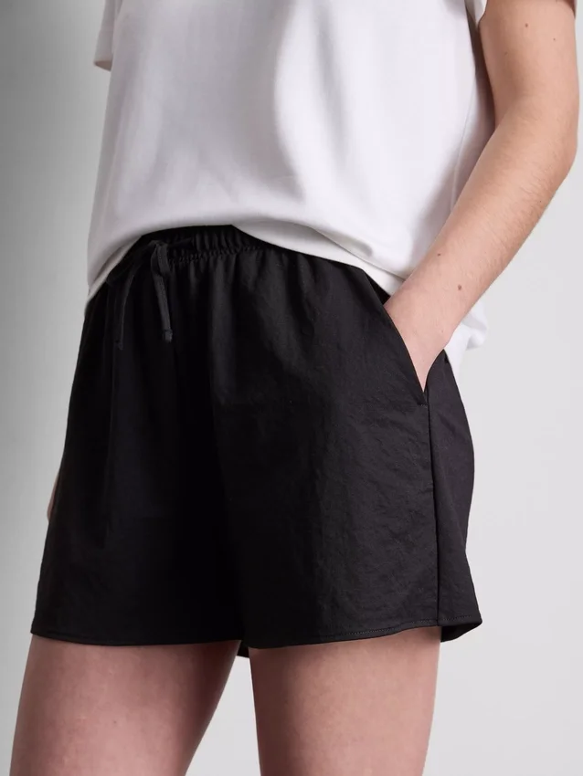 Textured drawstring shorts Textured drawstring shorts