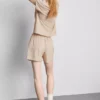 Textured drawstring shorts Textured drawstring shorts