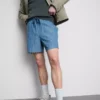 Textured drawstring-waist shorts Textured drawstring-waist shorts