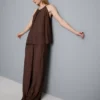 Textured halterneck trapeze top Textured halterneck trapeze top