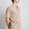 Textured henley t-shirt Textured henley t-shirt
