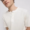 Textured henley t-shirt Textured henley t-shirt