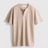 Textured henley t-shirt Textured henley t-shirt