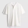 Textured henley t-shirt Textured henley t-shirt