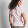 Textured high collar top