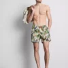 Textured jungle swim shorts Textured jungle swim shorts