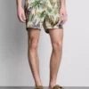 Textured jungle swim shorts Textured jungle swim shorts