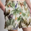 Textured jungle swim shorts Textured jungle swim shorts