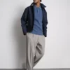 Textured knitted polo shirt Textured knitted polo shirt