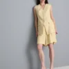 Textured longline waistcoat Textured longline waistcoat