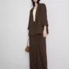 Textured notched lapel blazer Textured notched lapel blazer