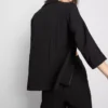 Textured notched lapel blazer Textured notched lapel blazer