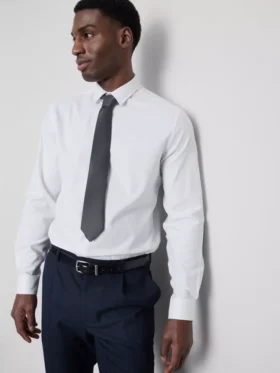 Textured oxford shirt