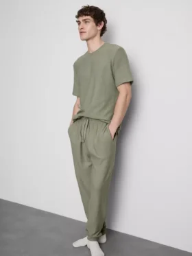 Textured pajama bottoms Textured pajama bottoms