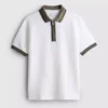Textured polo shirt Textured polo shirt