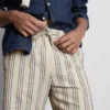 Textured stripe bermuda shorts Textured stripe bermuda shorts