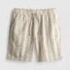 Textured stripe bermuda shorts Textured stripe bermuda shorts