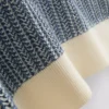 Textured stripe knitted polo shirt Textured stripe knitted polo shirt