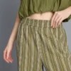 Textured stripe wide leg pants Textured stripe wide leg pants