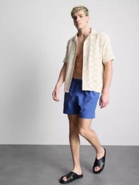 Textured swimming shorts Textured swimming shorts