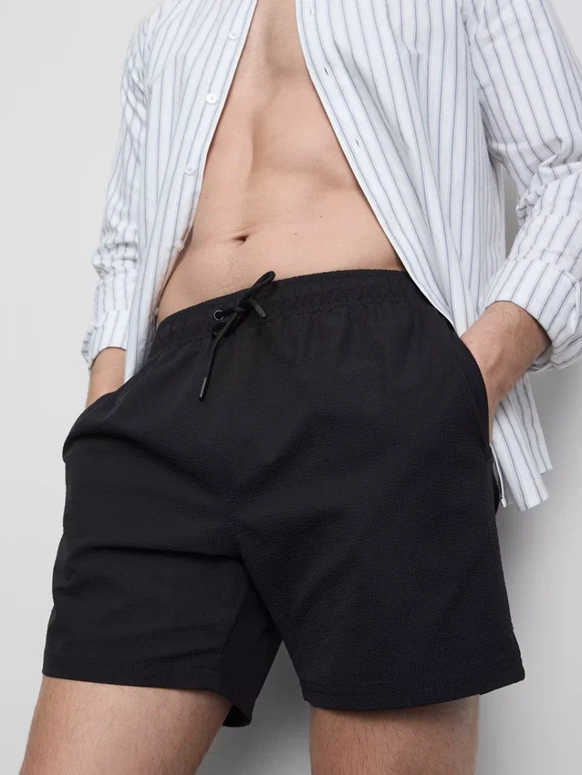 Textured swimming shorts Textured swimming shorts