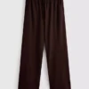 Textured wide leg pants Textured wide leg pants