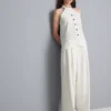 Textured wide leg pants Textured wide leg pants