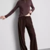 Textured wide leg pants Textured wide leg pants