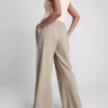 Textured wide leg pants Textured wide leg pants