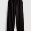 Textured wide leg pants Textured wide leg pants