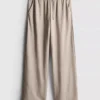 Textured wide leg pants Textured wide leg pants