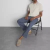 Textured zip-neck polo shirt Textured zip-neck polo shirt