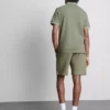Textured zip-neck polo shirt Textured zip-neck polo shirt