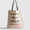 The devil wears prada canvas slogan tote bag The devil wears prada canvas slogan tote bag